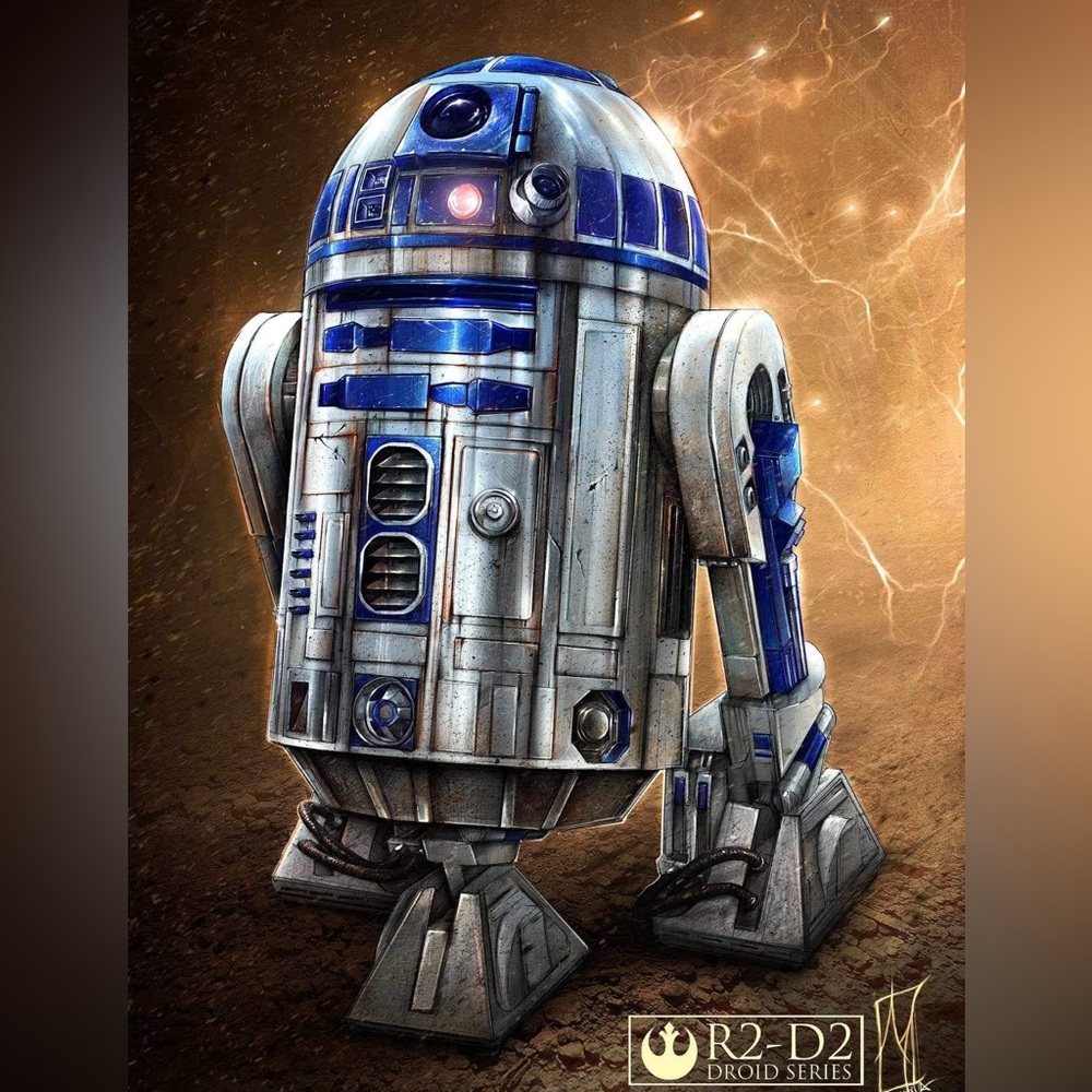 R2D2 DIY 5D Full Round Drill Diamond Painting